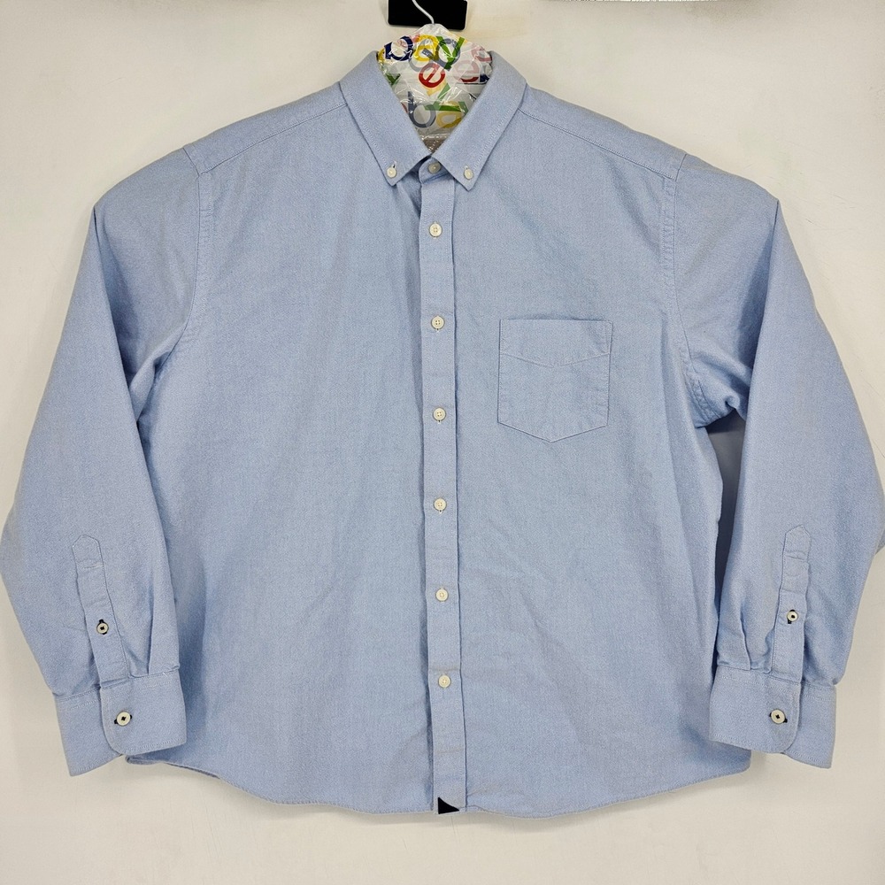 UNTUCKit Shirt Mens Extra Large‎ Light Blue Button Up Long Sleeve Casual Rioja